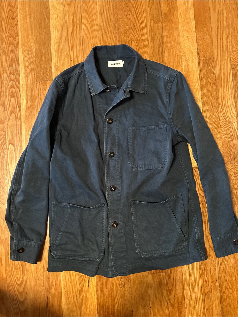 Taylor Stitch Navy Blue Lightweight Chore Jacket